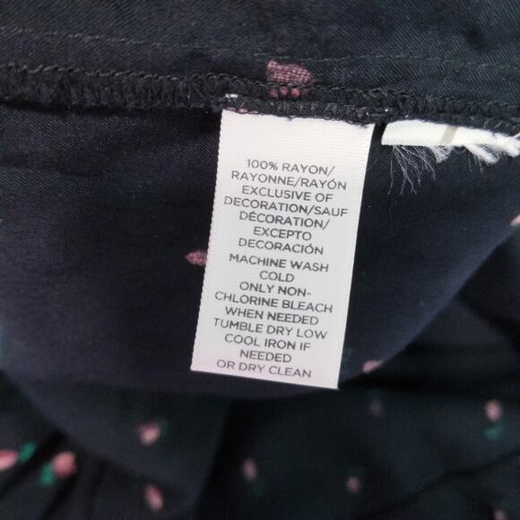 LOFT Floral Print Bell Sleeves Ruffle Midi Dress - Picture 11 of 11